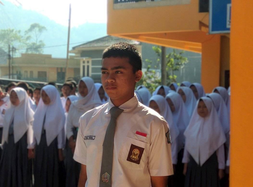 Upacara Hari Senin SMA Asysyuja’iyah